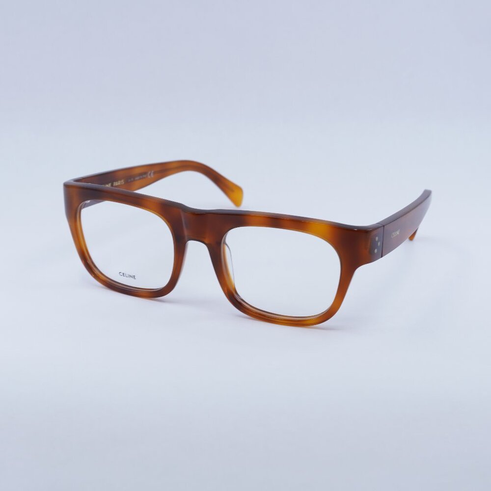 Celine CL50033I 053 Eyeglasses - Light Havana Frame 53mm - Lowest Price!